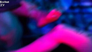 Lesbian pair dives into foot worship and pussy licking frenzy