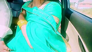 desi housewife dives into dirty car sex talk while fucking unknown guy telugu style