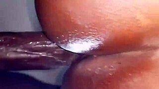 The creamy pussy gets fucked so good in doggy then cowgirl with cum on ass.