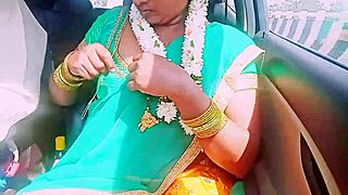 desi housewife dives into dirty car sex talk while fucking unknown guy telugu style