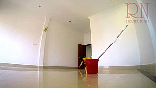 Naked Maid Bends Over Pantyless In Boss's Office