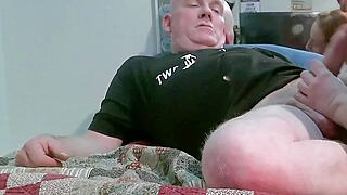 Stepdaddy watches Zoey Portland stretch pussy with toy for his monster cock fit