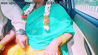 desi housewife dives into dirty car sex talk while fucking unknown guy telugu style