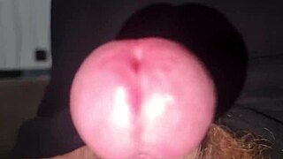 huge cock cums close-up 💦🍆