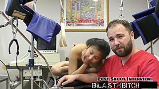 raya nguyen sucks doctors cock twice before he fucks her pov style