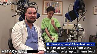 Oh man, freshman Sandra Chappelle squirms from that mandatory nurse Hitachi pussy orgasm backstage