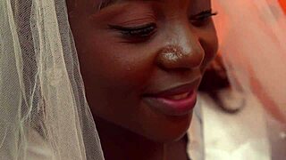 Ebony Bride Ditches Wedding For Bent Over Doggy Pound