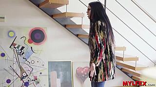 mylfex - sweet spanish milf confronted by boy of the house in tense encounter