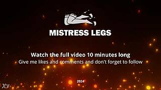 bare feet dangling see-through high heels super closeup foot tease... 👠✨