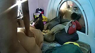 so my prima starts sucking my cock like a pro then bends over for her first creampie fuck in the bedroom puta style