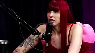 check out alie oficial's steamy casting where she explores new thrills on sheer red