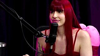 check out alie oficial's steamy casting where she explores new thrills on sheer red