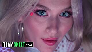 ever notice how the neon demon goth begs monster cock with those big green eyes pleading for deepthroat?