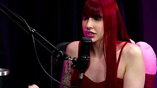 check out alie oficial's steamy casting where she explores new thrills on sheer red