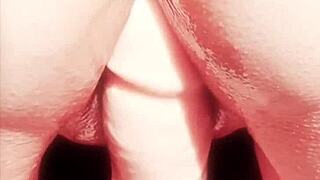 wanna see this mature's huge oiled pussy lips spread wide for toys?