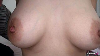 slim japanese teen's big boobs bounce as old guy creampies her hairy pussy 💦🍑😩