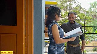 hot office sex with beautiful boss ends in accidental pussy creampie