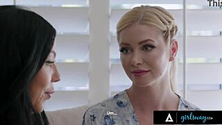 will conflicted teen holly day find answers licking caring milf serene siren's pussy?