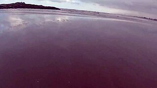 WOW! MATTOS COUPLE POUNDS HOT BEACH PUSSY OUTDOOR DOGGY ORGASM FACING THE SEA!
