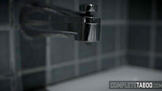 Bathing Blonde Deepthroats Swallows Cum