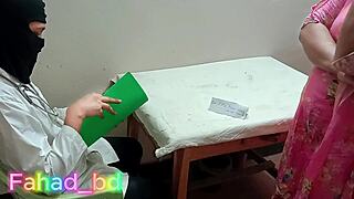 Desi bhabhi begs doctor to fuck and creampie her tight pussy again?