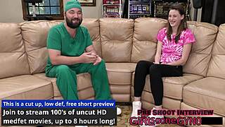 Do They Health Care About You? Lilly Jade Latex Gloves Spreading Moaning