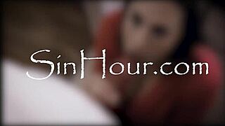 Busty 411 gets thrown on bed, nipples pierced as charles dera pounds rough!