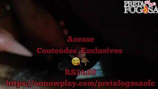 im da safadinha playin wit big black cock in amateur pov compilation damn