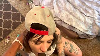 white emo chick moans black lives matter during black history dorm fuck