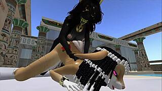 Bastet Fucks Servant Girl Raw!