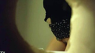 HIDDEN CAM CATCHES BABE PEEING THROUGH WALL HOLE IN PANTIES!