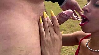 wife strips naked in field fingers pussy offers ass publicly? 