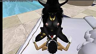 Bastet Fucks Servant Girl Raw!