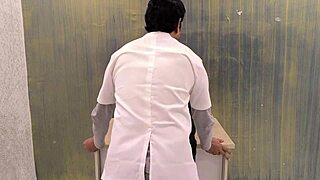 Doctor Fucks Chubby BBW Patient Doggystyle in Hospital