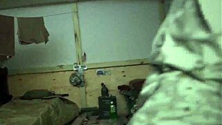 straight army girl in uniform gives petite teen blowjob during military pussy operation hardcore