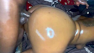 Big Booty Ebony Babe Fucked Doggystyle Cowgirl Creampie Cumshot