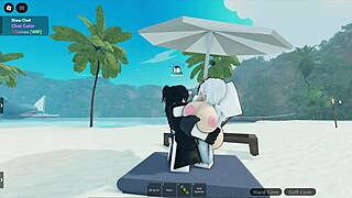 roblox wife cheats on beach fucking stranger while husband looks away