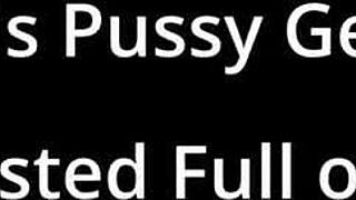 what happens when aria nicole spreads her petite pussy backstage in latex gloves before cum blast?