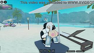 roblox wife cheats on beach fucking stranger while husband looks away