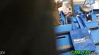 hidden cam catches fat black bbw ass closeup in high definition