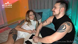 Pornstar Wife Explains Married Life with Cum-Filled Backstage Interviews