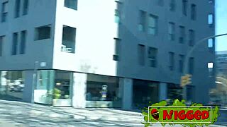 Amateur teen Mei spots street guy seduces him into rough cowgirl ride on camera.