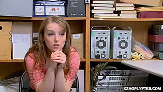 huge cock lp officer pounds cleo bent over desk doggystyle at work