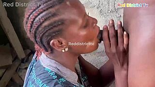 Submissive gags deepthroating my cock with huge natural tits