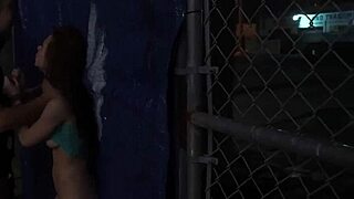 anya olsen loses rough outdoor public sex contest bdsm domination hookup game