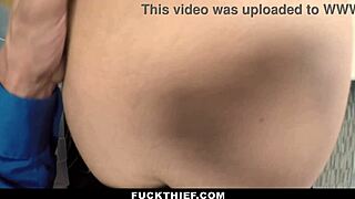 officer suspects teen 18+ hid merchandise somewhere on her person thoroughly