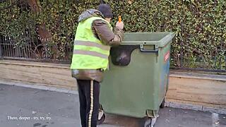 homeless man fucks elite milf after suitcase help doggystyle rough