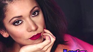 hey check out this glamorous big tits latina teen ali rose stripping naked