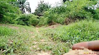 a young local asian lady moves from forest massage to house missionary pounding