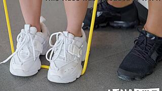 Cheating Latina Begs Fitness Coach's Monster Cock!